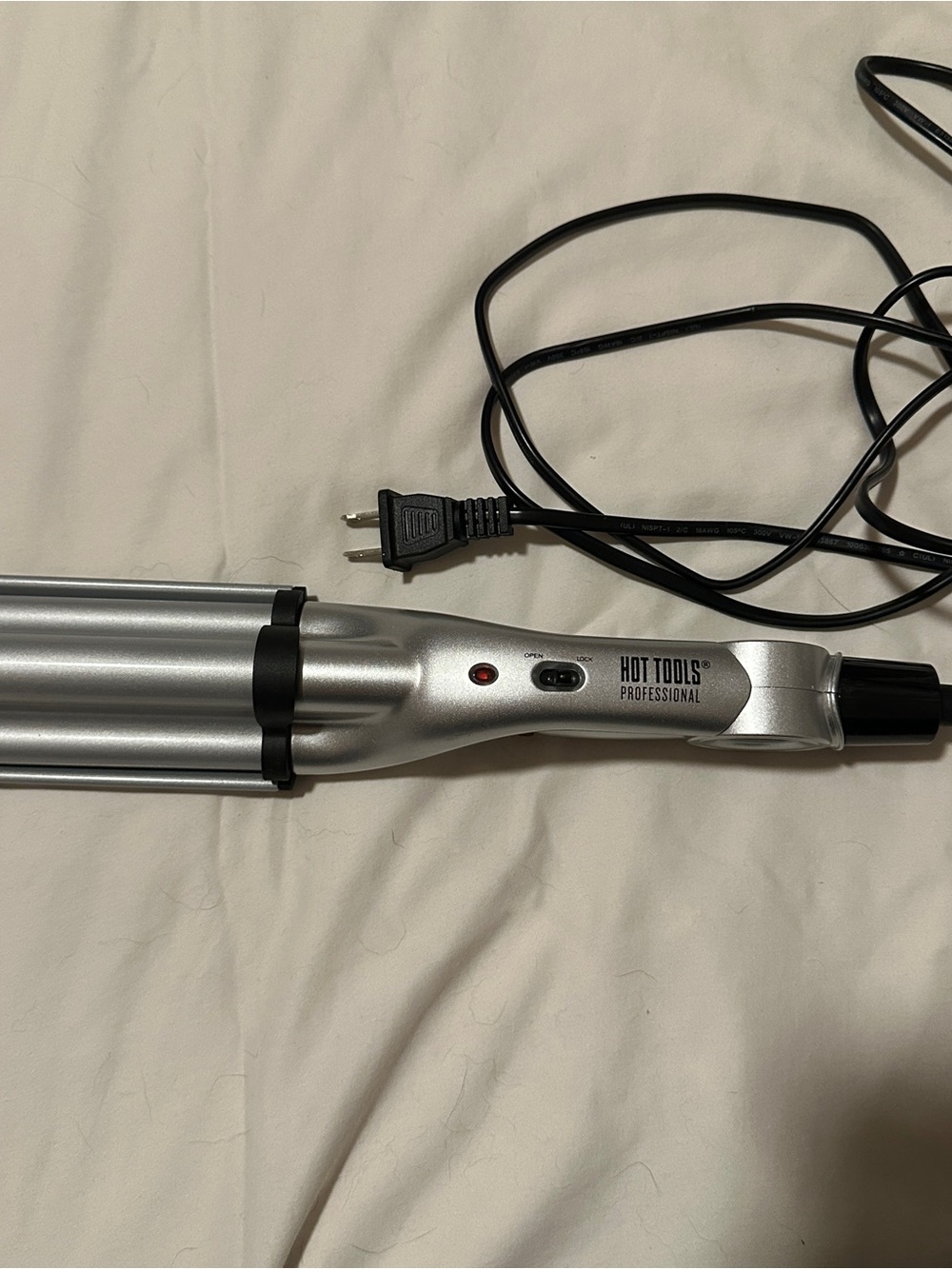 Hot Tools Professional Silver Triple Barrel Hair Waver